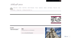 Desktop Screenshot of amlap2011.wordpress.com