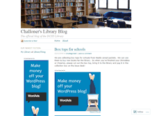 Tablet Screenshot of dchslibrary.wordpress.com