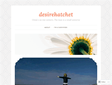 Tablet Screenshot of desirehatchet.wordpress.com