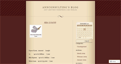 Desktop Screenshot of annconsulting.wordpress.com