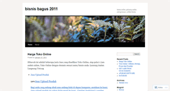 Desktop Screenshot of bisnisbagus2011.wordpress.com