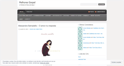Desktop Screenshot of melhoresgospel.wordpress.com