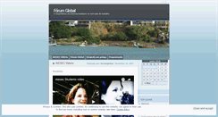 Desktop Screenshot of forumglobal.wordpress.com