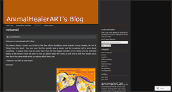 Desktop Screenshot of animalhealerart.wordpress.com