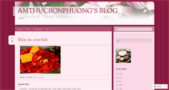 Desktop Screenshot of amthucbonphuong.wordpress.com