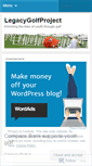 Mobile Screenshot of legacygolfmyblog.wordpress.com