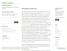 Tablet Screenshot of interruptedefficiency.wordpress.com