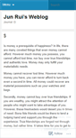 Mobile Screenshot of junrui.wordpress.com