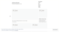 Desktop Screenshot of juliannebeaute.wordpress.com