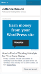 Mobile Screenshot of juliannebeaute.wordpress.com