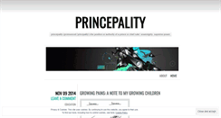 Desktop Screenshot of princepality.wordpress.com