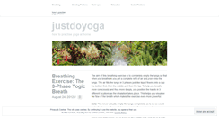 Desktop Screenshot of justdoyoga.wordpress.com