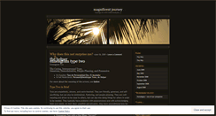 Desktop Screenshot of magnificentjourney.wordpress.com