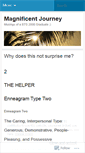 Mobile Screenshot of magnificentjourney.wordpress.com