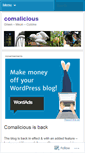 Mobile Screenshot of comalicious.wordpress.com