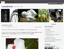 Tablet Screenshot of comalicious.wordpress.com