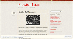 Desktop Screenshot of passionlace.wordpress.com
