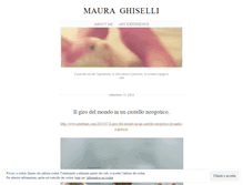 Tablet Screenshot of mauraghiselli.wordpress.com