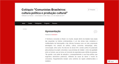 Desktop Screenshot of comunistascultura.wordpress.com