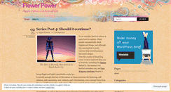Desktop Screenshot of flowerpower89.wordpress.com