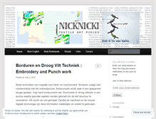 Tablet Screenshot of nicknicki.wordpress.com