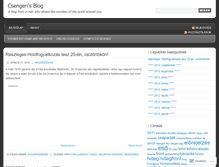 Tablet Screenshot of csengeri.wordpress.com