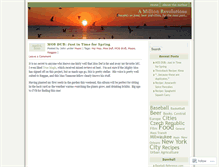 Tablet Screenshot of amillionrevolutions.wordpress.com