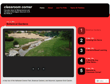 Tablet Screenshot of classroomcorner.wordpress.com