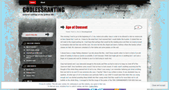 Desktop Screenshot of godlessranting.wordpress.com