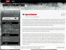 Tablet Screenshot of godlessranting.wordpress.com