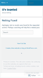 Mobile Screenshot of itsreallytoasted.wordpress.com