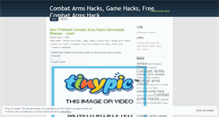 Desktop Screenshot of freecombatarmshacks.wordpress.com