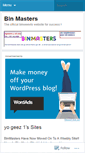 Mobile Screenshot of binmasters.wordpress.com