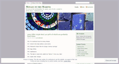 Desktop Screenshot of mosaicmaking.wordpress.com