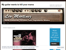 Tablet Screenshot of leomartinezz.wordpress.com