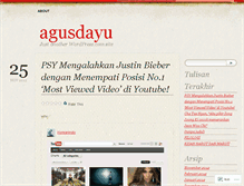 Tablet Screenshot of agusdayu.wordpress.com