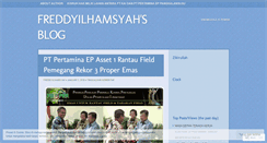 Desktop Screenshot of freddyilhamsyah.wordpress.com