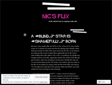 Tablet Screenshot of nicsflix.wordpress.com