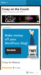 Mobile Screenshot of crazyonthecouch.wordpress.com