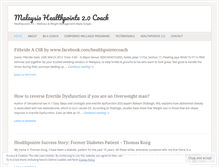 Tablet Screenshot of healthpointecoach.wordpress.com