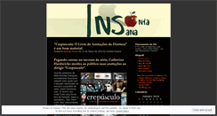 Desktop Screenshot of insoniainsana.wordpress.com