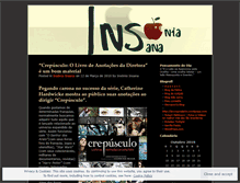 Tablet Screenshot of insoniainsana.wordpress.com