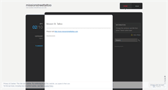 Desktop Screenshot of missionstreettattoo.wordpress.com