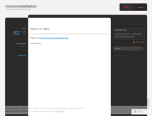 Tablet Screenshot of missionstreettattoo.wordpress.com