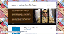 Desktop Screenshot of mubarakchanchincheung.wordpress.com