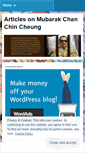 Mobile Screenshot of mubarakchanchincheung.wordpress.com