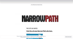 Desktop Screenshot of narrowpathband.wordpress.com