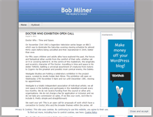 Tablet Screenshot of bobmilner.wordpress.com