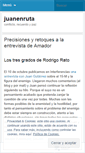 Mobile Screenshot of juanenruta.wordpress.com