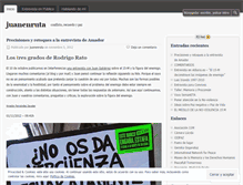 Tablet Screenshot of juanenruta.wordpress.com